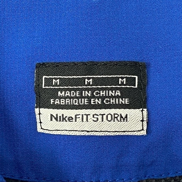 Nike Golf Storm Fit Men's Blue & Black S/S 1/4 Zip Windbreaker Size Medium - Picture 8 of 8